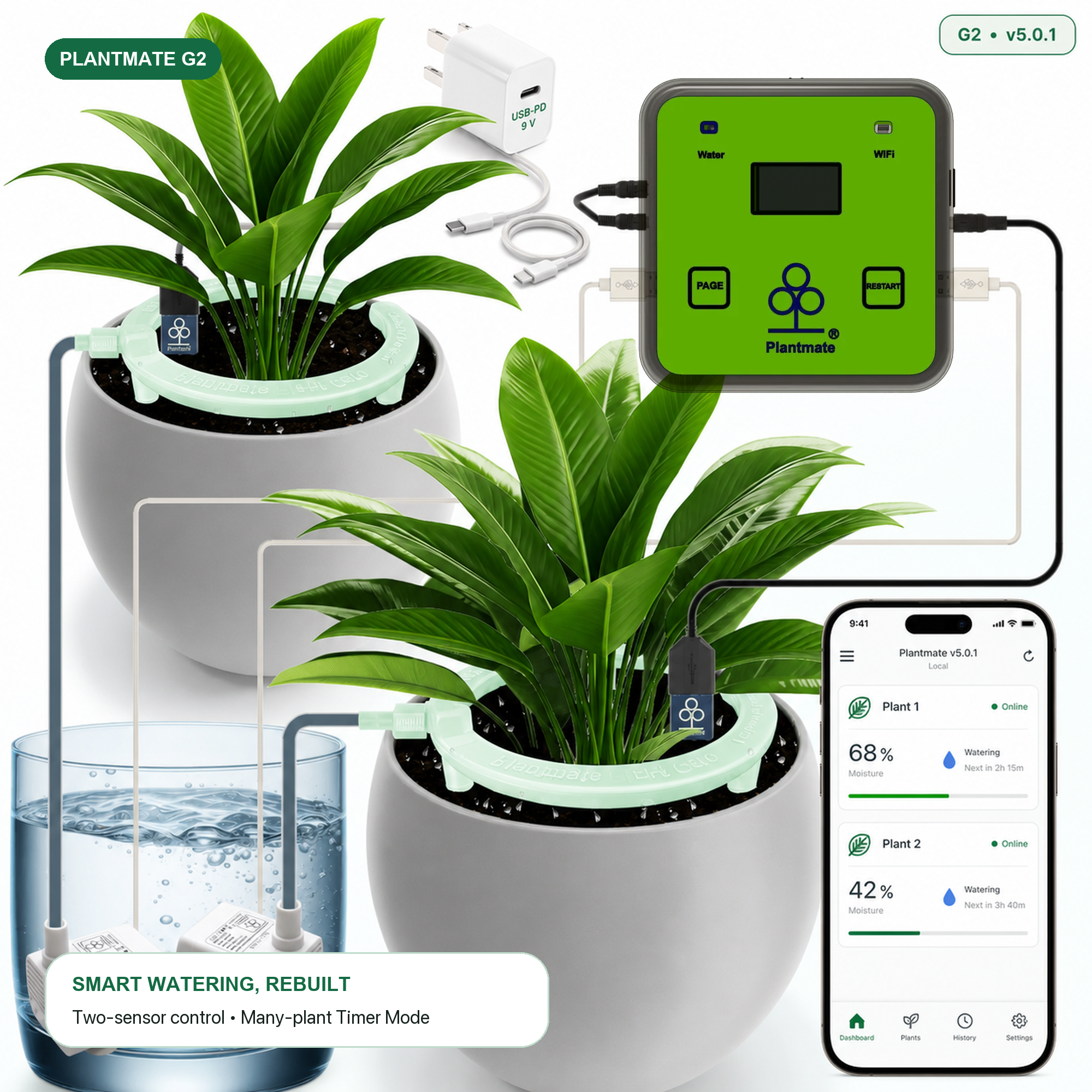 PlantMate automatic watering systems